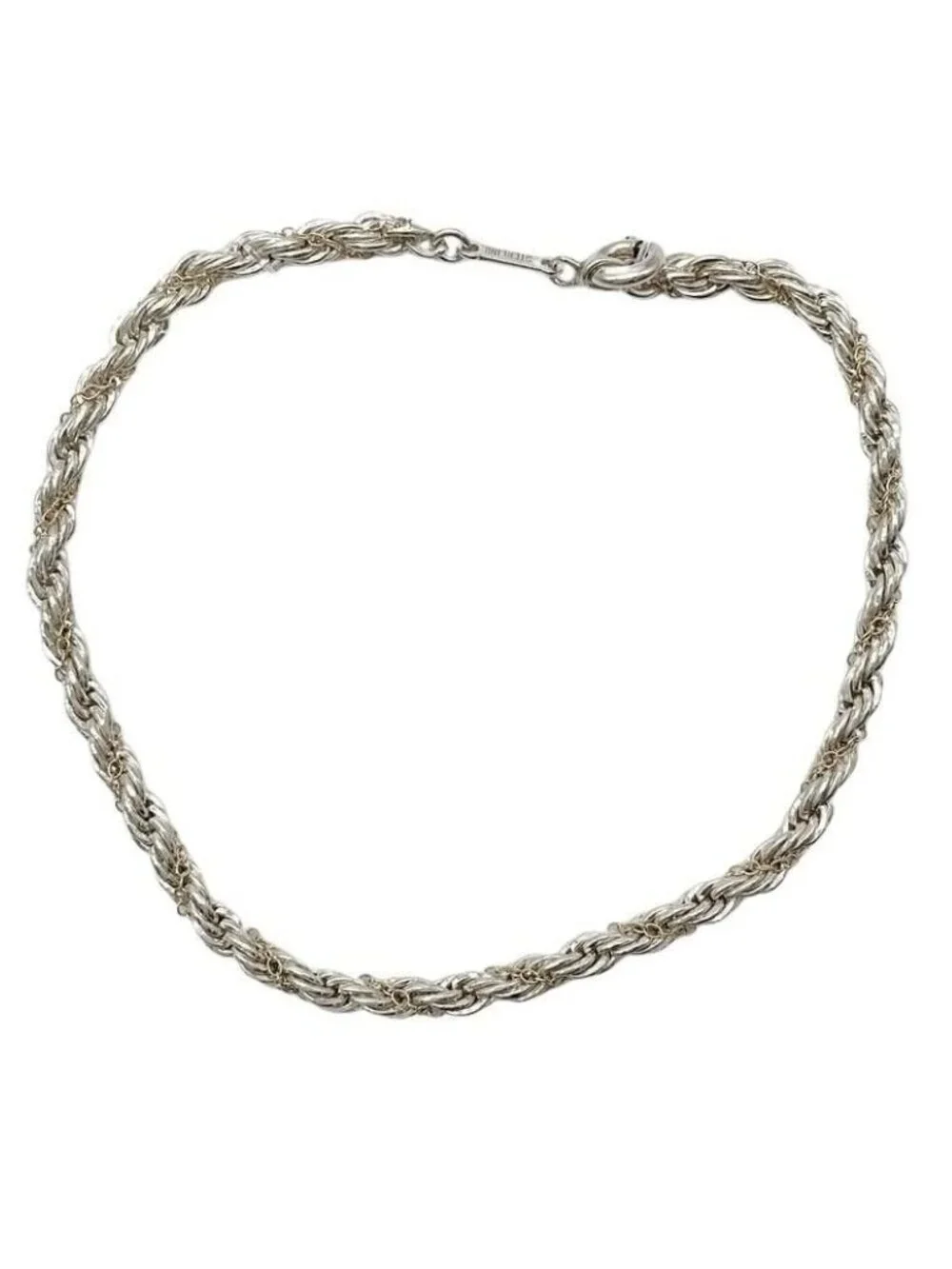 Tiffany & Co Bracelet Silver Gold Twist Chain Combination - Picture 1 of 4